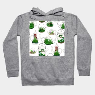 Teapot Terrarium Pattern Hoodie